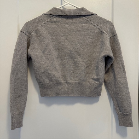 Aritzia Wilfred Clara Waist Sweater Grey Size XXS Women’s - Picture 5 of 7